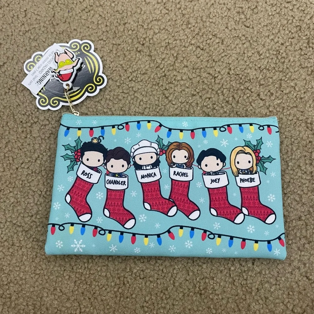 Friends Christmas Stocking pencil Pouch